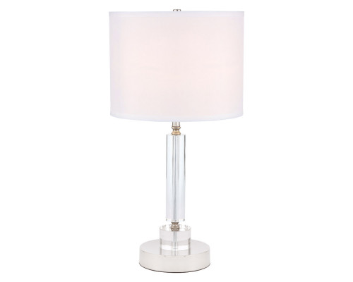 Elegant Deco 1 Light Table Lamp - Polished Nickel (TL3023PN)