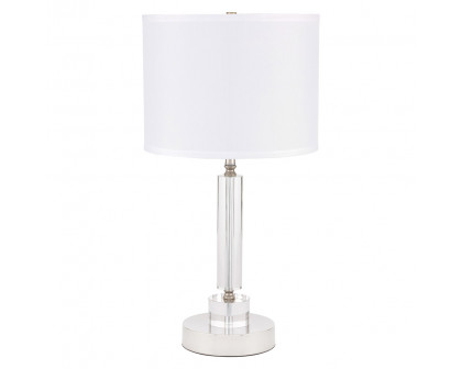 Elegant Deco 1 Light Table Lamp - Polished Nickel (TL3023PN)