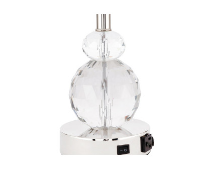 Elegant Maribelle 1 Light Table Lamp - Polished Nickel (TL3031PN)