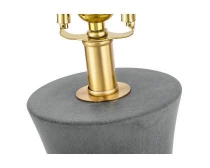 Elegant Knox 1 Light Table Lamp - Brushed Brass (TL3036BR)