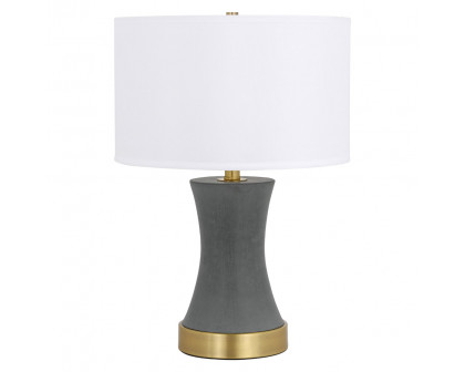 Elegant Knox 1 Light Table Lamp - Brushed Brass (TL3036BR)