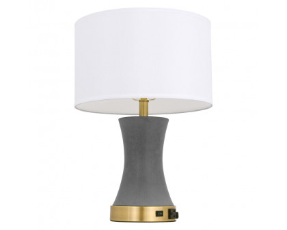 Elegant Knox 1 Light Table Lamp - Brushed Brass (TL3036BR)