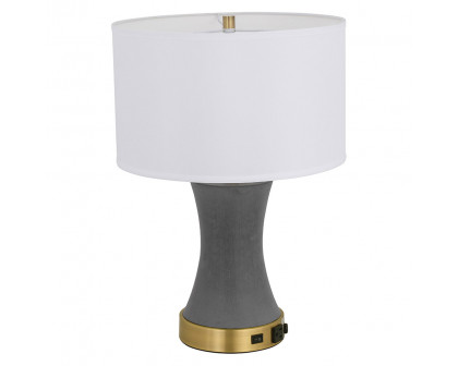 Elegant Knox 1 Light Table Lamp - Brushed Brass (TL3036BR)