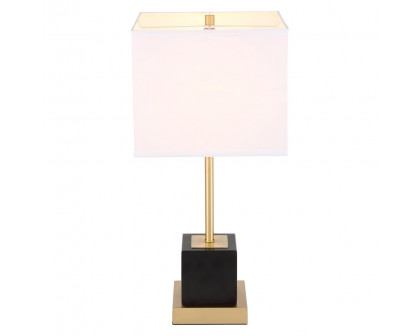 Elegant Lana 1 Light Table Lamp - Brushed Brass (TL3037BR)