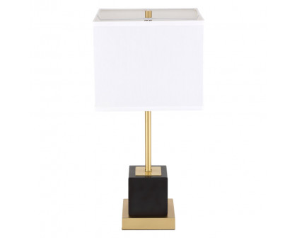 Elegant Lana 1 Light Table Lamp - Brushed Brass (TL3037BR)