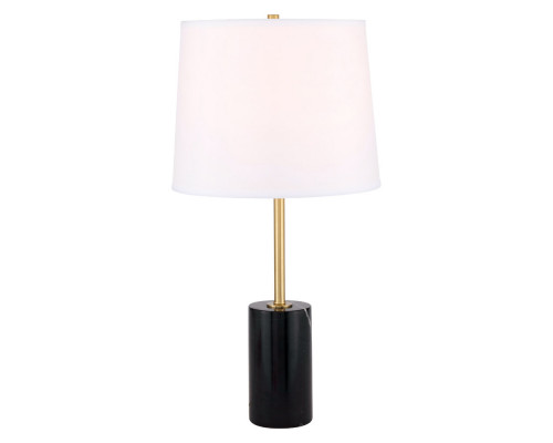 Elegant Laurent 1 Light Table Lamp - Brushed Brass (TL3038BR)