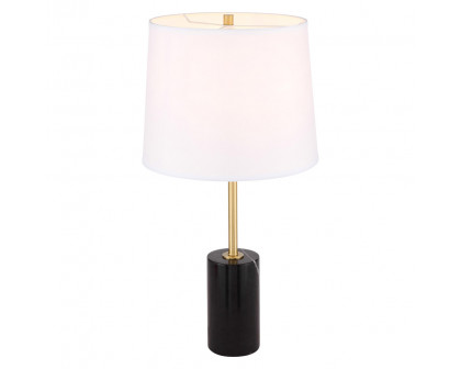 Elegant Laurent 1 Light Table Lamp - Brushed Brass (TL3038BR)