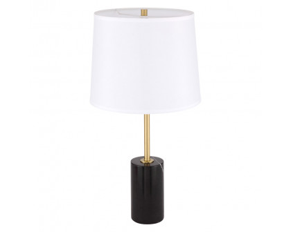 Elegant Laurent 1 Light Table Lamp - Brushed Brass (TL3038BR)