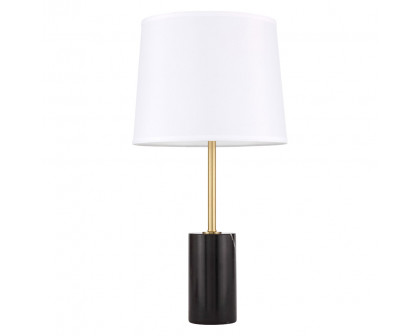 Elegant Laurent 1 Light Table Lamp - Brushed Brass (TL3038BR)