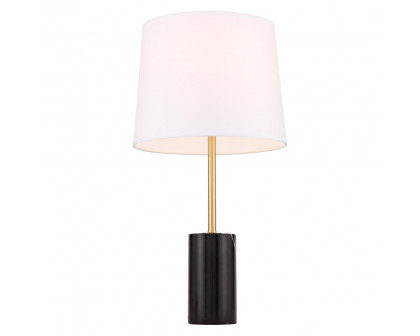 Elegant Laurent 1 Light Table Lamp - Brushed Brass (TL3038BR)