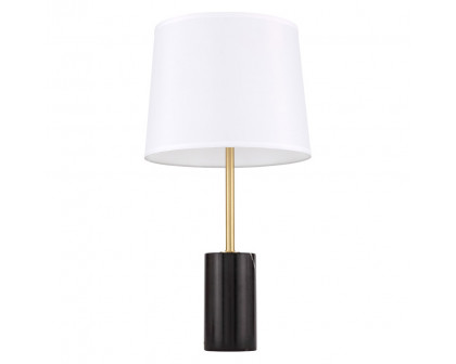 Elegant Laurent 1 Light Table Lamp - Brushed Brass (TL3038BR)