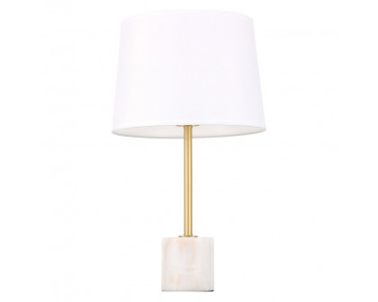 Elegant Kira 1 Light Table Lamp - Brushed Brass (TL3039BR)