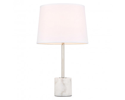 Elegant Kira 1 Light Table Lamp - Polished Nickel (TL3039PN)