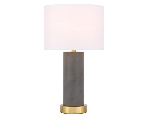 Elegant Chronicle 1 Light Table Lamp - Brushed Brass (TL3045BR)