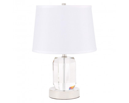 Elegant Wendolyn 1 Light Table Lamp - Polished Nickel (TL3047PN)