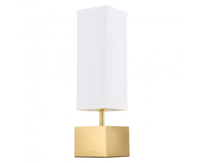 Elegant Niki 1 Light Table Lamp - Brushed Brass (TL3049BR)