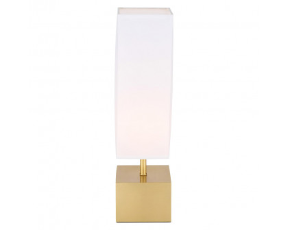 Elegant Niki 1 Light Table Lamp - Brushed Brass (TL3049BR)