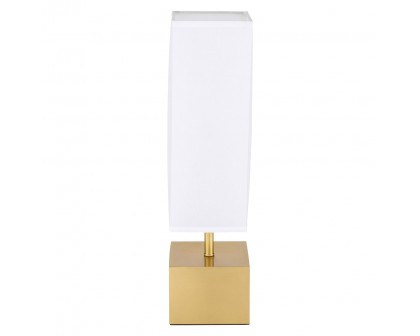 Elegant Niki 1 Light Table Lamp - Brushed Brass (TL3049BR)