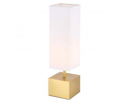 Elegant Niki 1 Light Table Lamp - Brushed Brass (TL3049BR)