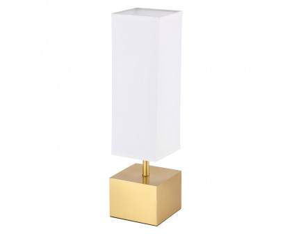 Elegant Niki 1 Light Table Lamp - Brushed Brass (TL3049BR)