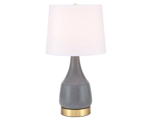 Elegant Reverie 1 Light Table Lamp - Gray (TL3052GR)