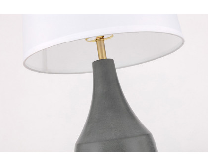 Elegant Reverie 1 Light Table Lamp - Gray (TL3052GR)