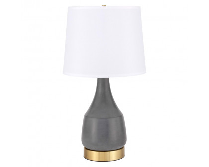 Elegant Reverie 1 Light Table Lamp - Gray (TL3052GR)