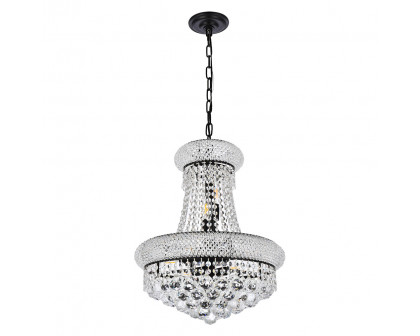 Elegant Pendant Light - Black, L 16" (V1800D16BK-RC)