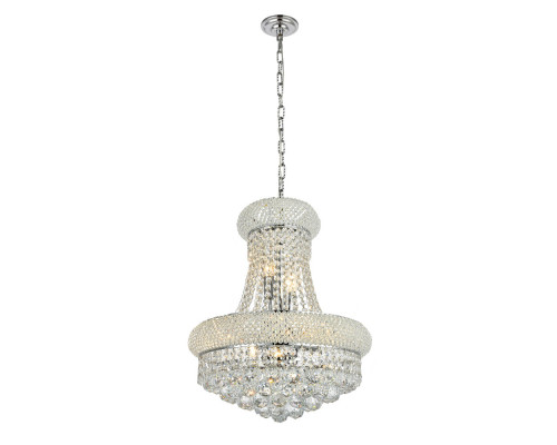 Elegant Pendant Light - Chrome/EC, L 16" (V1800D16C-EC)