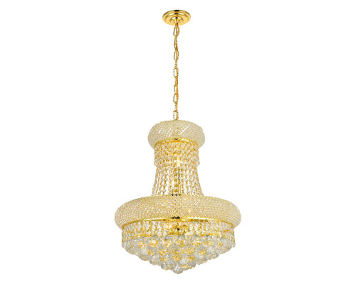 Elegant Pendant Light - Gold, L 16" (V1800D16G-RC)