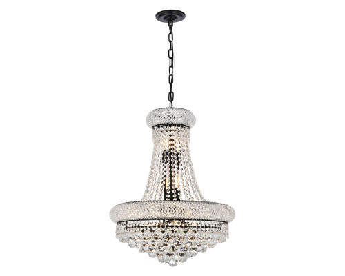 Elegant Pendant Light - Black, L 20" (V1800D20BK-RC)