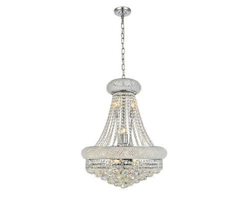 Elegant Pendant Light - Chrome/EC, L 20" (V1800D20C-EC)