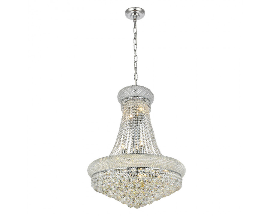 Elegant Pendant Light - Chrome/EC, L 24" (V1800D24C-EC)