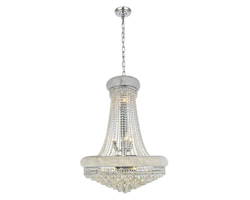 Elegant Pendant Light - Chrome/EC, L 28" (V1800D28C-EC)