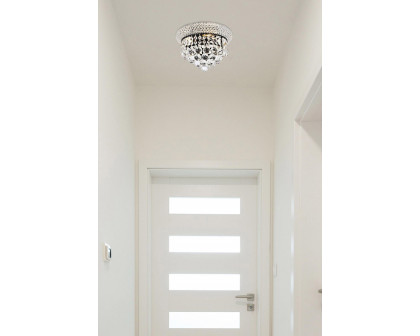 Elegant Flush Mount Light - Black, L 10" (V1800F10BK-RC)