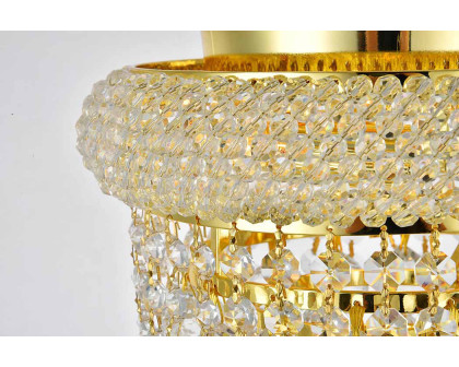 Elegant Flush Mount Light - Gold, L 10" (V1800F10G-RC)