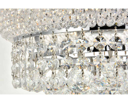 Elegant Flush Mount Light - Chrome, L 12" (V1800F12C-RC)