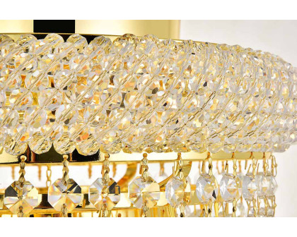 Elegant Flush Mount Light - Gold, L 12" (V1800F12G-RC)