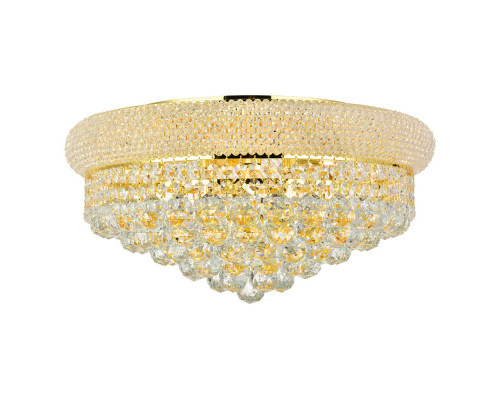 Elegant Flush Mount Light - Gold, L 20" (V1800F20G-RC)