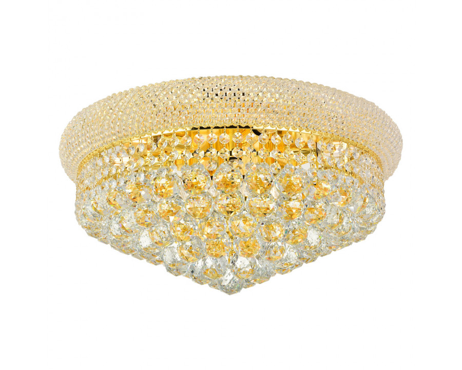 Elegant Flush Mount Light - Gold, L 20" (V1800F20G-RC)