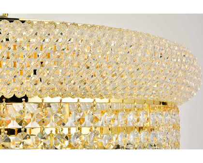 Elegant Flush Mount Light - Gold, L 20" (V1800F20G-RC)