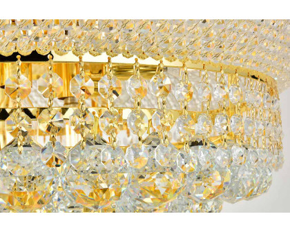 Elegant Flush Mount Light - Gold, L 20" (V1800F20G-RC)