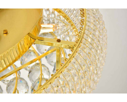 Elegant Flush Mount Light - Gold, L 20" (V1800F20G-RC)