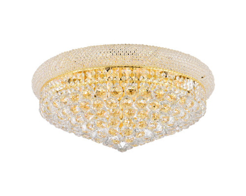 Elegant Flush Mount Light - Gold, L 24" (V1800F24G-RC)