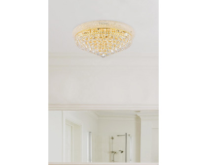 Elegant Flush Mount Light - Gold, L 24" (V1800F24G-RC)