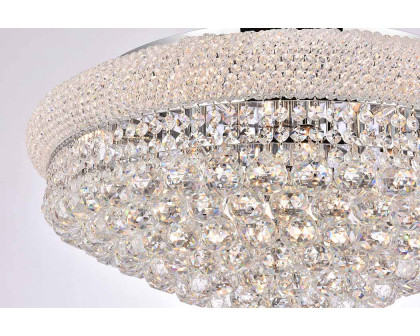 Elegant Flush Mount Light - Chrome, L 28" (V1800F28C-RC)