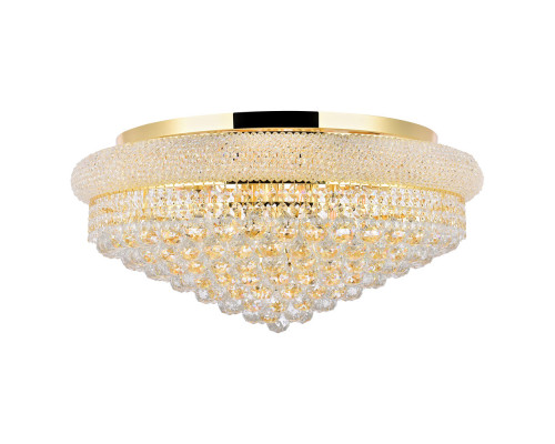 Elegant Flush Mount Light - Gold, L 28" (V1800F28G-RC)