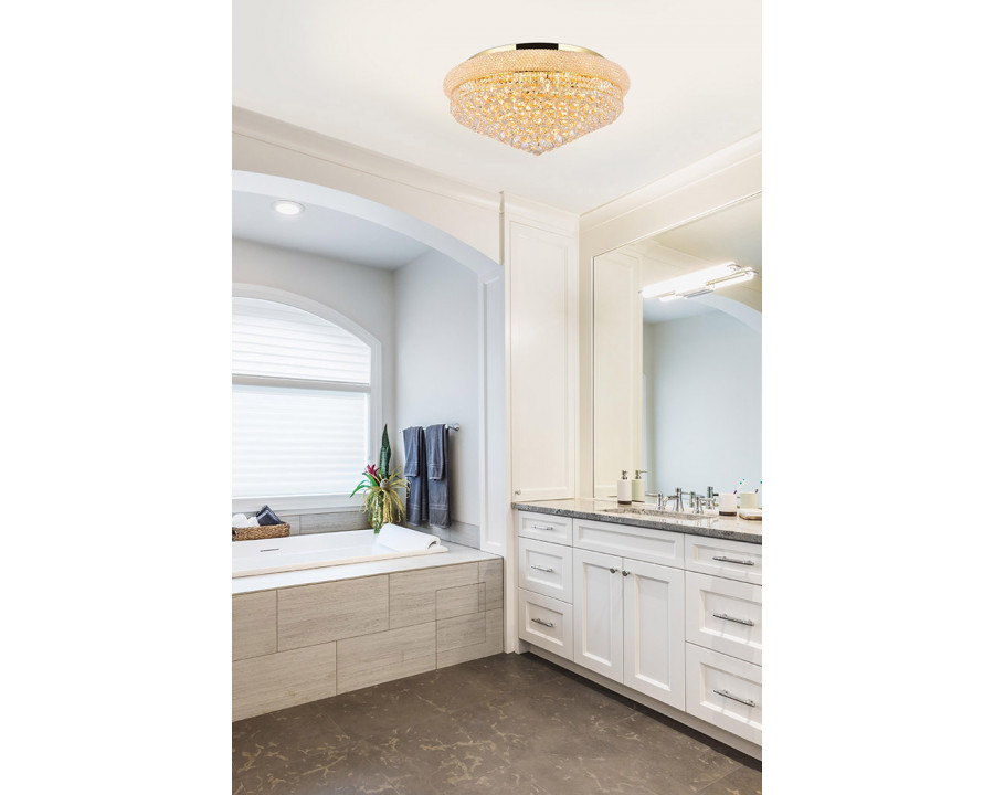 Elegant Flush Mount Light - Gold, L 28" (V1800F28G-RC)