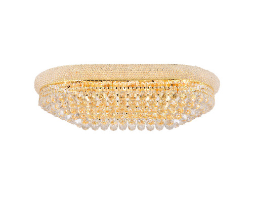 Elegant Flush Mount Light - Gold/EC, L 36" (V1800F36SG-EC)