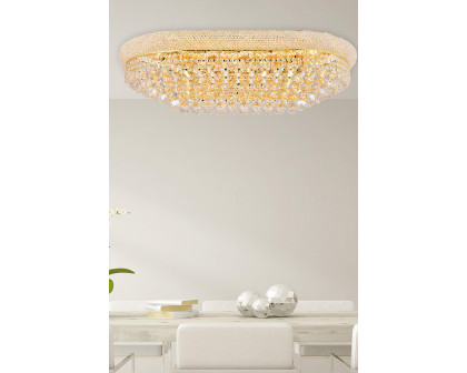 Elegant Flush Mount Light - Gold/EC, L 36" (V1800F36SG-EC)